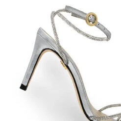 ELOISE 85 GLAM - Plata Regina Romero Zapato Sandalia Zapatilla Tacon Alto Para Dama En Piel -Reginaromero Regina Romero zapato sandalia zapatilla tacon alto Eloise 85 glam plata piel 4