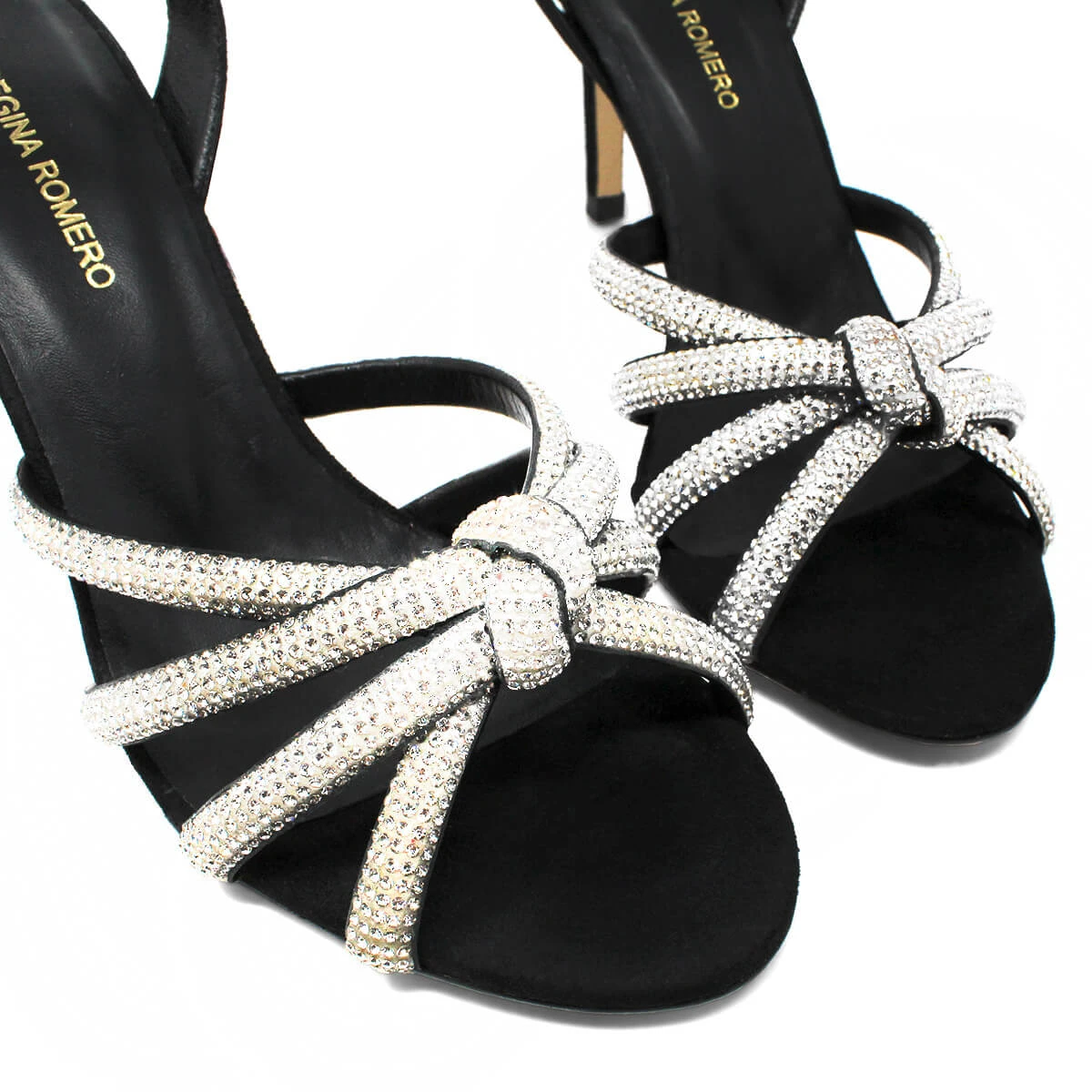 MARTINA 85 GLAM - Ante Negro Regina Romero Zapato Sandalia Zapatilla Tacon Alto Para Dama En Piel 13 MARTINA 85 GLAM - Ante Negro Regina Romero Zapato Sandalia Zapatilla Tacon Alto Para Dama En Piel - Imagen 11