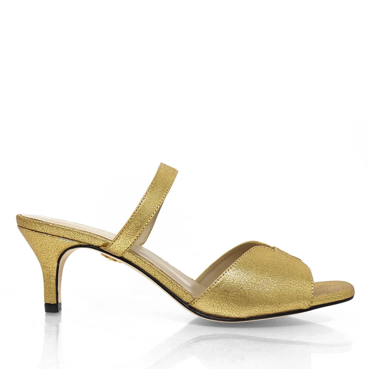 VEGA 60 - Oro Regina Romero Zapato Sandalia Zapatilla Tacon Bajo Para Dama En Piel 3 VEGA 60 - Oro Regina Romero Zapato Sandalia Zapatilla Tacon Bajo Para Dama En Piel