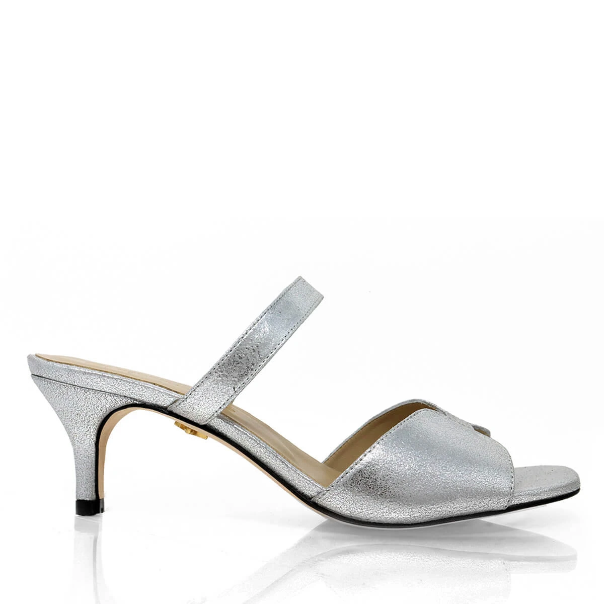 VEGA 60 - Plata Regina Romero Zapato Sandalia Zapatilla Tacon Bajo Para Dama En Piel 3 VEGA 60 - Plata Regina Romero Zapato Sandalia Zapatilla Tacon Bajo Para Dama En Piel