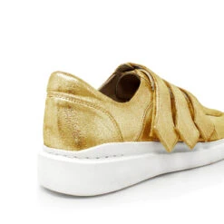 SONIC 35 - Oro Regina Romero Zapato Tenis Urbano Sport Para Dama En Piel -Reginaromero Regina Romero zapato tenis urbano Sonic oro piel 5