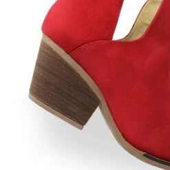 ISSA 60 - Rojo Regina Romero Zapato Bota Botin Tacon Bajo Para Dama En Piel 18 ISSA 60 - Rojo Regina Romero Zapato Bota Botin Tacon Bajo Para Dama En Piel -Reginaromero Regina Romero zapatp bota botin tacon bajo Issa 60 rojo nobuck piel 4