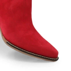 ISSA 60 - Rojo Regina Romero Zapato Bota Botin Tacon Bajo Para Dama En Piel 17 ISSA 60 - Rojo Regina Romero Zapato Bota Botin Tacon Bajo Para Dama En Piel -Reginaromero Regina Romero zapatp bota botin tacon bajo Issa 60 rojo nobuck piel 5