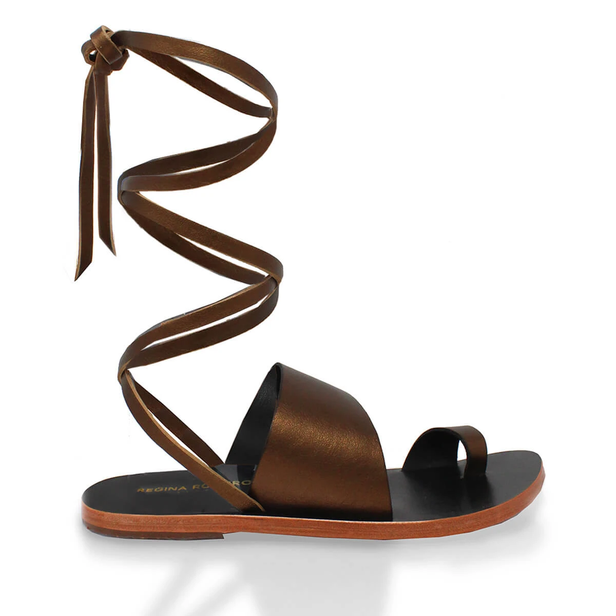 ASHA - Bronce Regina Romero Resort Zapato Sandalia De Piso Para Dama En Piel 3 ASHA - Bronce Regina Romero Resort Zapato Sandalia De Piso Para Dama En Piel