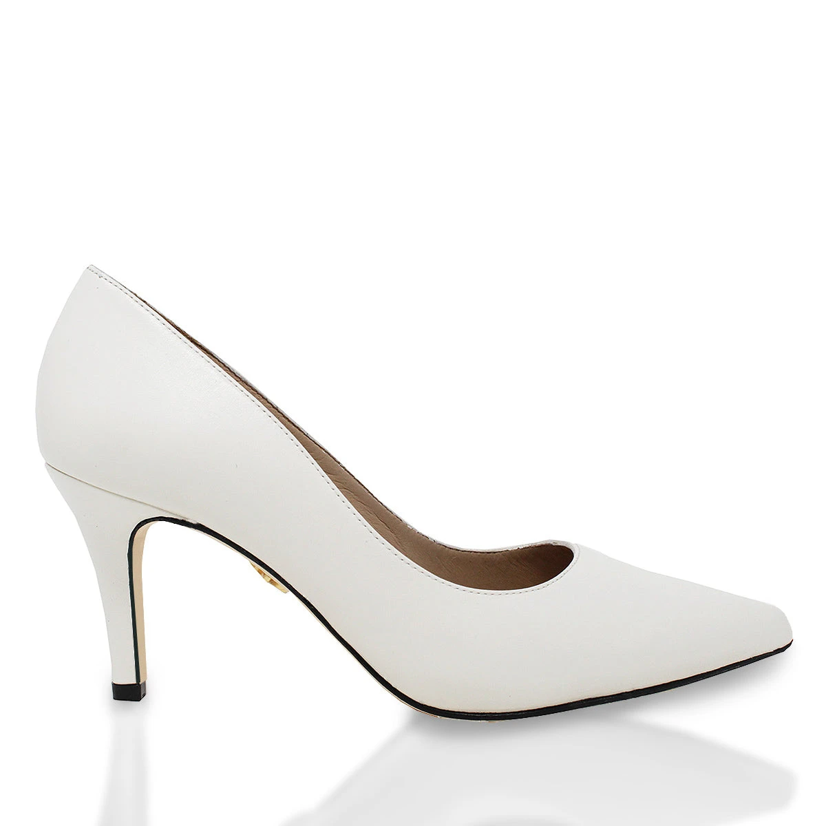 REGINA PUMP 75 - Blanco Regina Romero Zapato Zapatilla Tacon Alto Para Dama En Piel 3 REGINA PUMP 75 - Blanco Regina Romero Zapato Zapatilla Tacon Alto Para Dama En Piel
