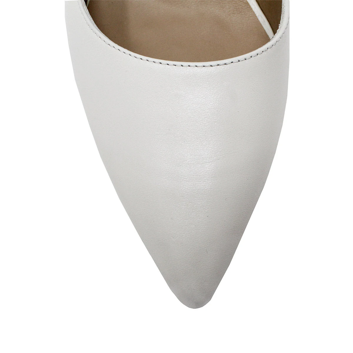 REGINA PUMP 75 - Blanco Regina Romero Zapato Zapatilla Tacon Alto Para Dama En Piel 10 REGINA PUMP 75 - Blanco Regina Romero Zapato Zapatilla Tacon Alto Para Dama En Piel - Imagen 8
