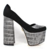 ROSE 150 - Plata Regina Romero Zapato Plataforma Tacon Alto Para Dama En Piel 2 ROSE 150 - Plata Regina Romero Zapato Plataforma Tacon Alto Para Dama En Piel -Reginaromero Rosaiman 2565