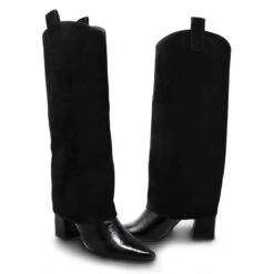 NADIA 75 - Negro Regina Romero Zapato Bota Larga Tacon Alto Para Dama En Piel 19 NADIA 75 - Negro Regina Romero Zapato Bota Larga Tacon Alto Para Dama En Piel -Reginaromero YyD1Yfhw