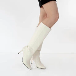 MITZY 75 - Latte Regina Romero Zapato Bota Larga Tacon Alto Para Dama En Piel 13 MITZY 75 - Latte Regina Romero Zapato Bota Larga Tacon Alto Para Dama En Piel -Reginaromero mitzylate 2