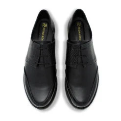 CHARLOTTE - Negro Regina Romero Zapato Bostoniano De Piso Para Dama En Piel 11 CHARLOTTE - Negro Regina Romero Zapato Bostoniano De Piso Para Dama En Piel -Reginaromero mocasines charlotte negro regina romero cenital