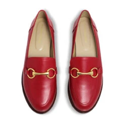 JUDY - Rojo Regina Romero Zapato Mocasin De Piso Para Dama En Piel 17 JUDY - Rojo Regina Romero Zapato Mocasin De Piso Para Dama En Piel -Reginaromero mocasines judy rojo regina romero cenital