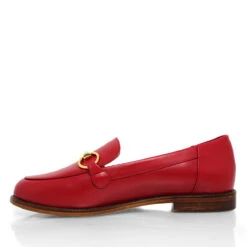 JUDY - Rojo Regina Romero Zapato Mocasin De Piso Para Dama En Piel 16 JUDY - Rojo Regina Romero Zapato Mocasin De Piso Para Dama En Piel -Reginaromero mocasines judy rojo regina romero izquierda