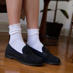 PENNY - Ante Negro Regina Romero Zapato Mocasin De Piso Para Dama En Piel -Reginaromero mocasines penny negro regina romero lifestyle 4