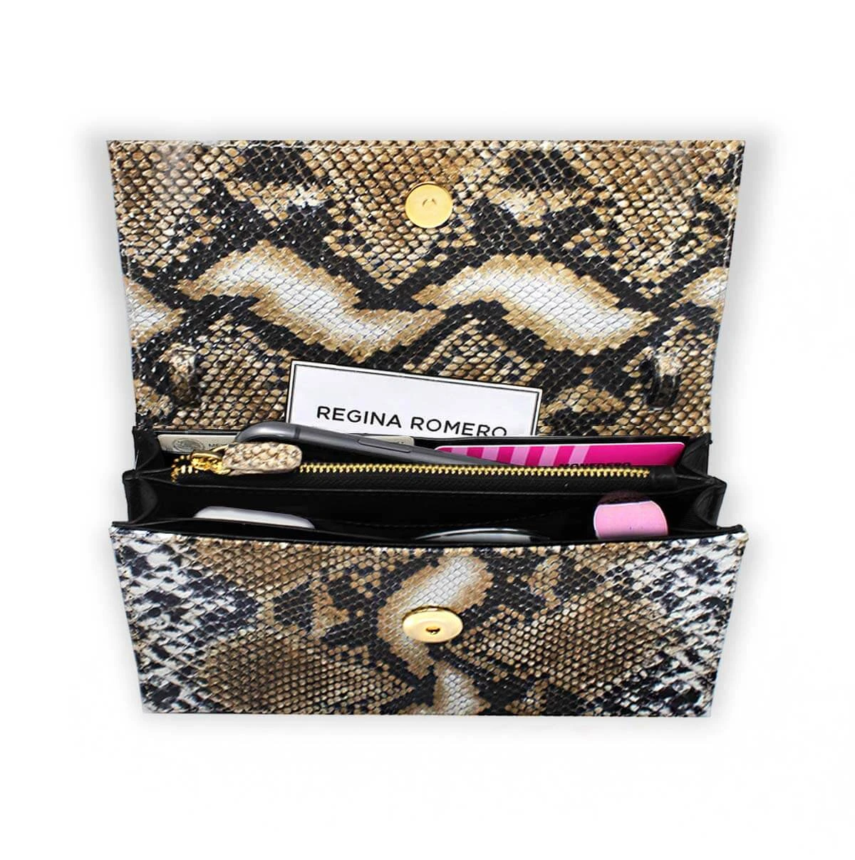 ARTEMISA - Blanco Regina Romero Accesorio Cartera Para Dama En Piel 5 ARTEMISA - Blanco Regina Romero Accesorio Cartera Para Dama En Piel - Imagen 3