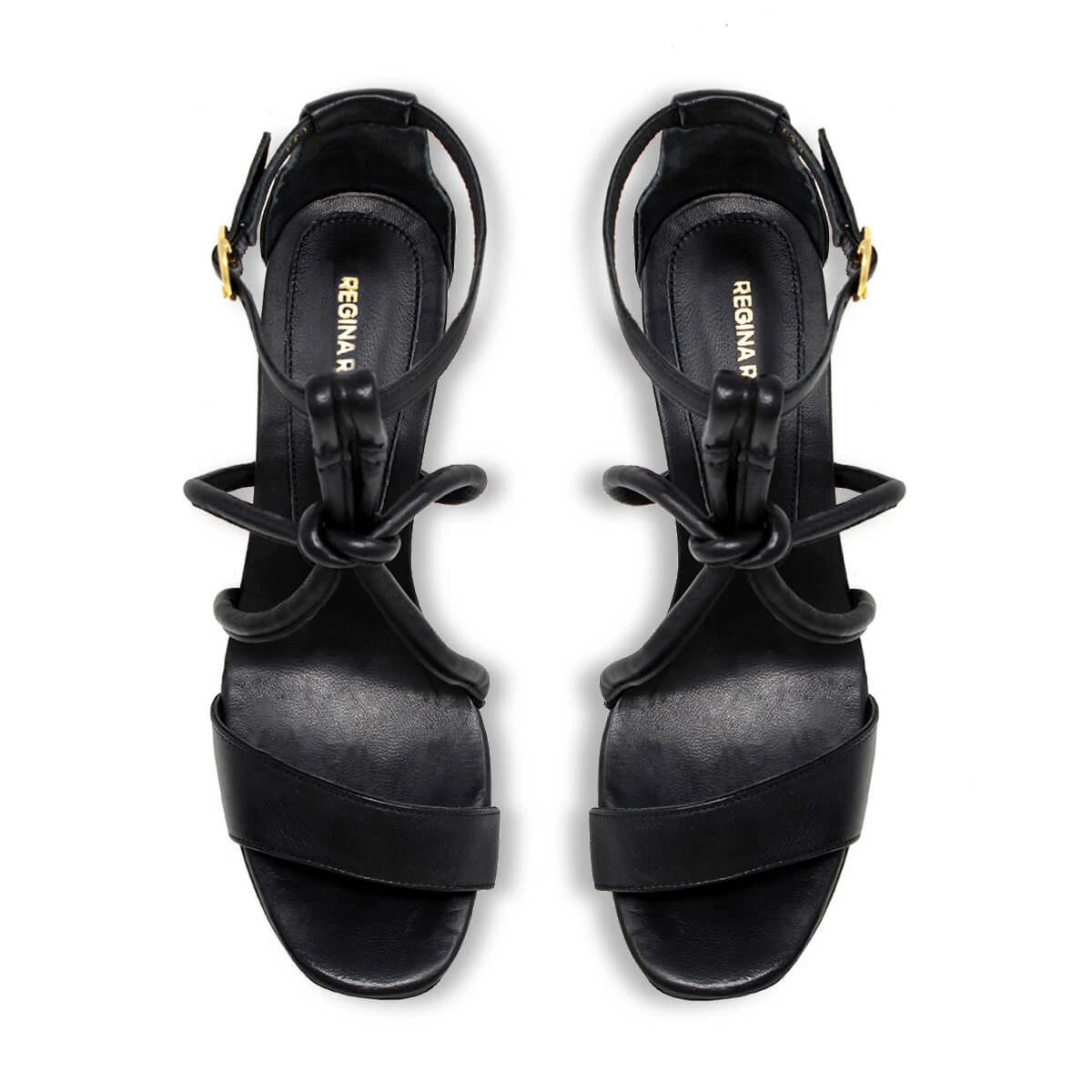 CALIPSO 95 - Negro Regina Romero Zapato Sandalia Plataforma Tacon Alto Para Dama En Piel 9 CALIPSO 95 - Negro Regina Romero Zapato Sandalia Plataforma Tacon Alto Para Dama En Piel - Imagen 7