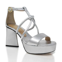 CALIPSO 95 - Plata Regina Romero Zapato Sandalia Plataforma Tacon Alto Para Dama En Piel 15 CALIPSO 95 - Plata Regina Romero Zapato Sandalia Plataforma Tacon Alto Para Dama En Piel -Reginaromero sandalias plataforma calipso plata regina romero 3 4