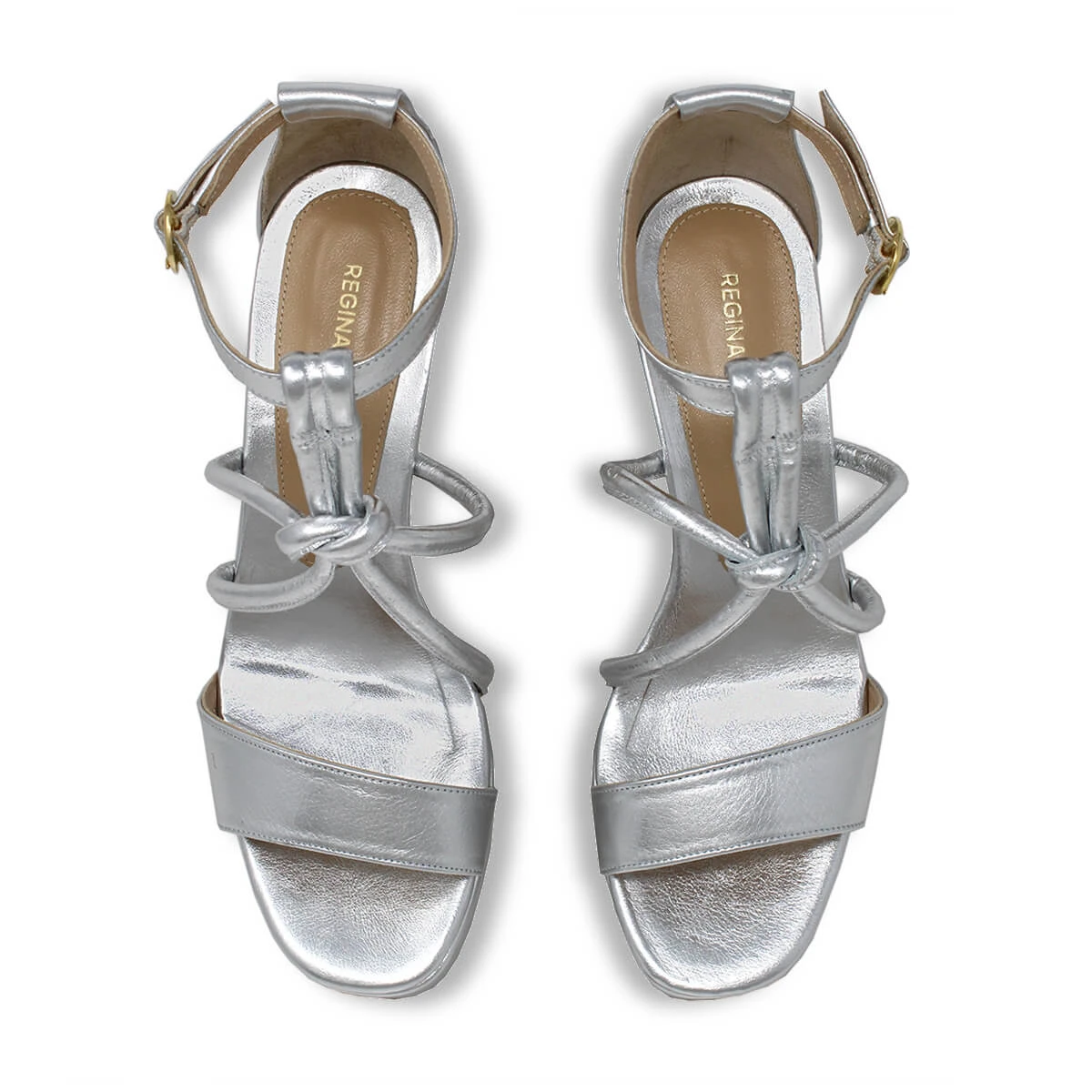 CALIPSO 95 - Plata Regina Romero Zapato Sandalia Plataforma Tacon Alto Para Dama En Piel 10 CALIPSO 95 - Plata Regina Romero Zapato Sandalia Plataforma Tacon Alto Para Dama En Piel - Imagen 8