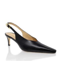 FENICIA 60 - Negro Regina Romero Zapato Zapatilla Tacon Bajo Para Dama En Piel -Reginaromero zapatillas fenicia negro regina romero 3 4