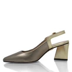 LARA 50 - Seda Y Oro Regina Romero Zapato Zapatilla Tacon Bajo Para Dama En Piel 14 LARA 50 - Seda Y Oro Regina Romero Zapato Zapatilla Tacon Bajo Para Dama En Piel -Reginaromero zapatillas lara dorado regina romero izquierda