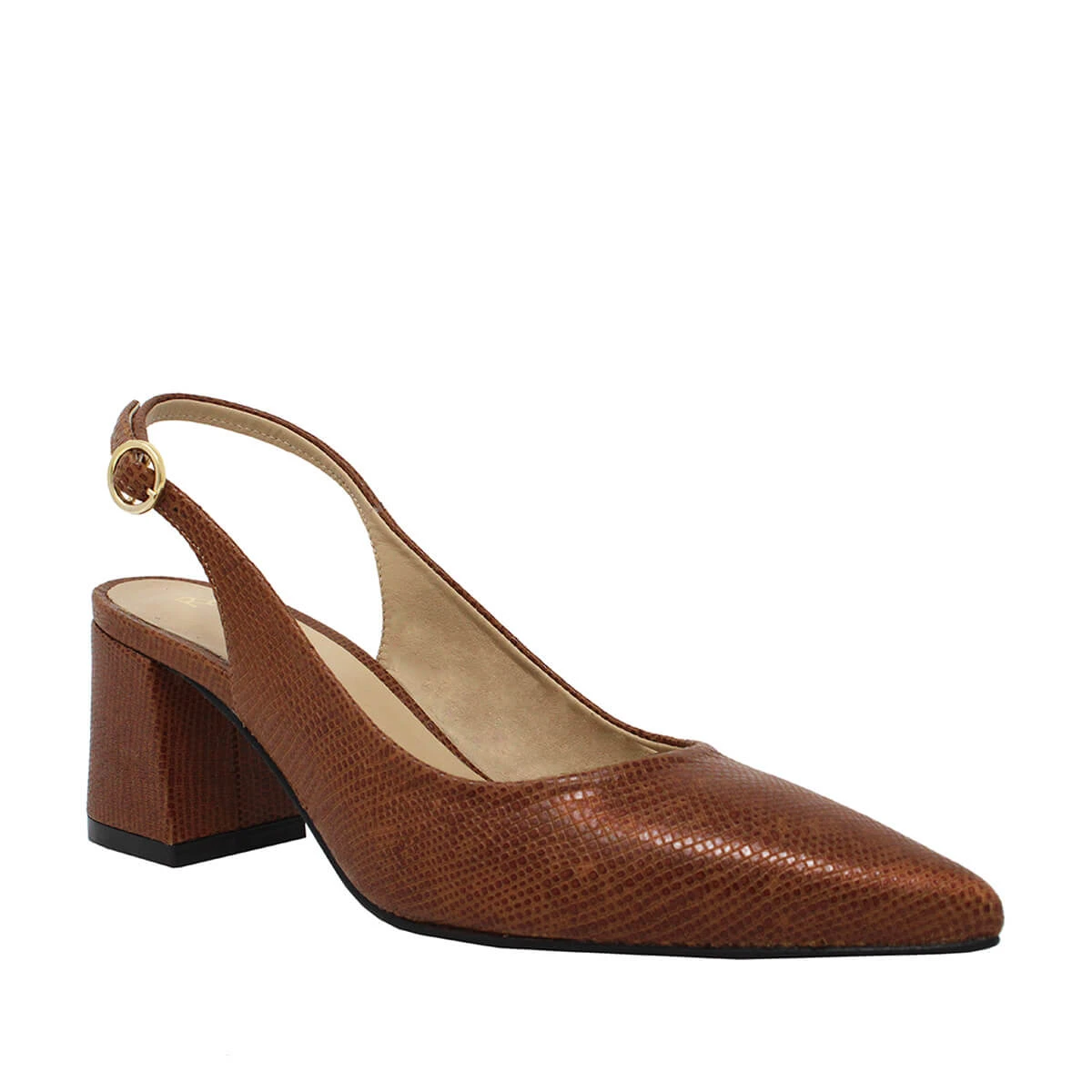 TANIA 50 - Nuez Regina Romero Zapato Zapatilla Tacon Bajo Para Dama En Piel 6 TANIA 50 - Nuez Regina Romero Zapato Zapatilla Tacon Bajo Para Dama En Piel - Imagen 4